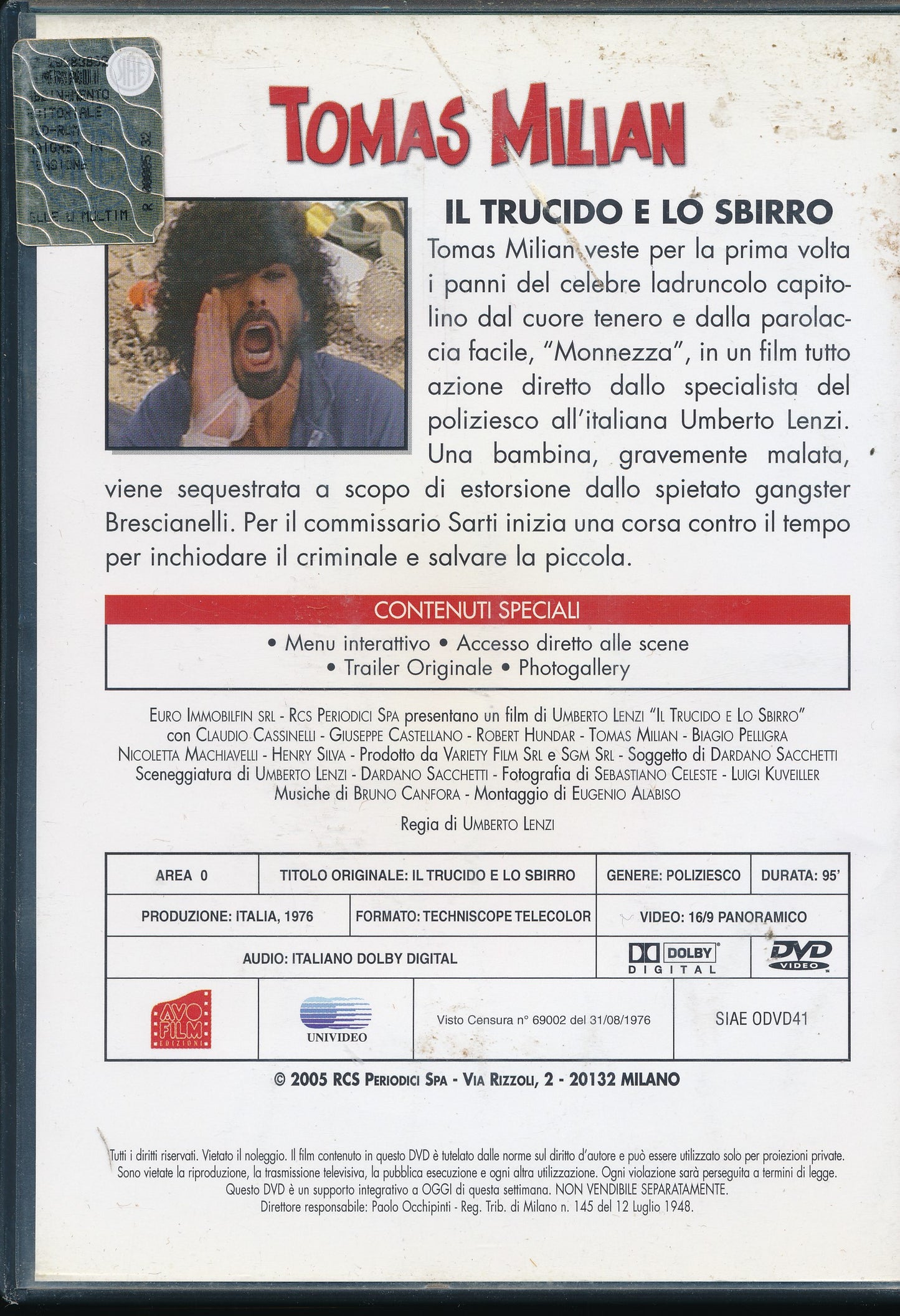 EBOND Il Trucido E Lo Sbirro [Edizione Editoriale Restaurata] DVD D044185