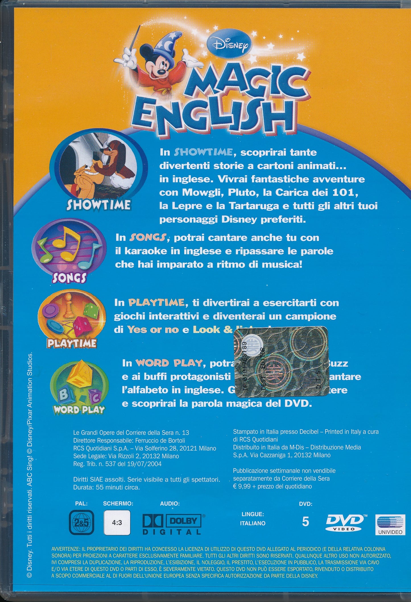 EBOND Disney Magic English vol. 13 - My Body: Il mio corpo DVD D047094