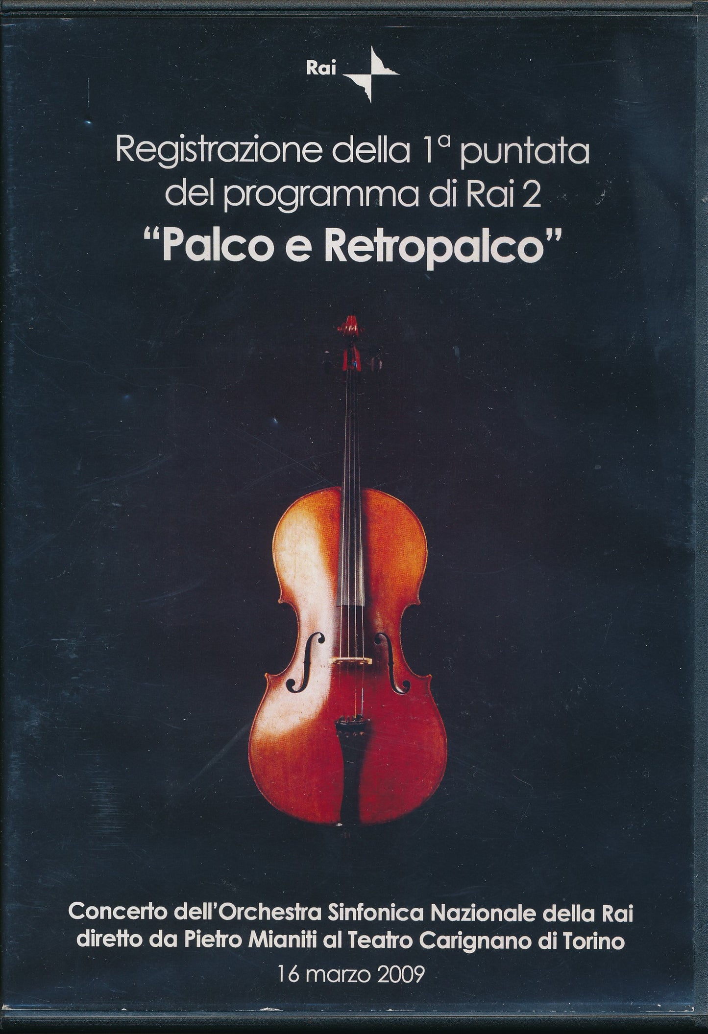 EBOND Palco e Retropalco 1^ puntata Rai 2 Concerto Unita d'Italia - Raro DVD Uso Interno RAI Originale D048152