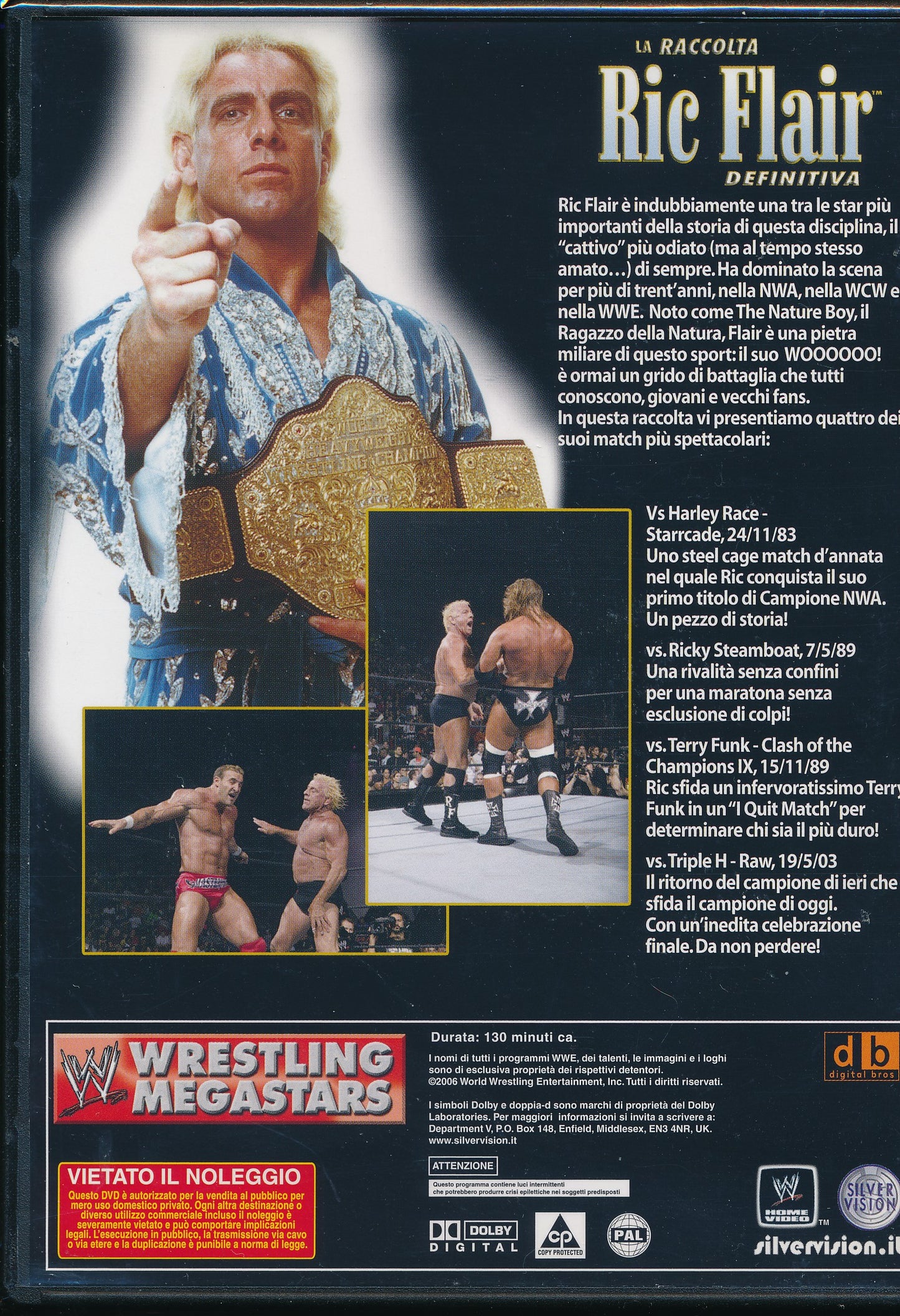 EBOND Ric Flair - La raccolta definitiva - Wrestling megastars - Edizione in italiano - Dvd + Book D088008