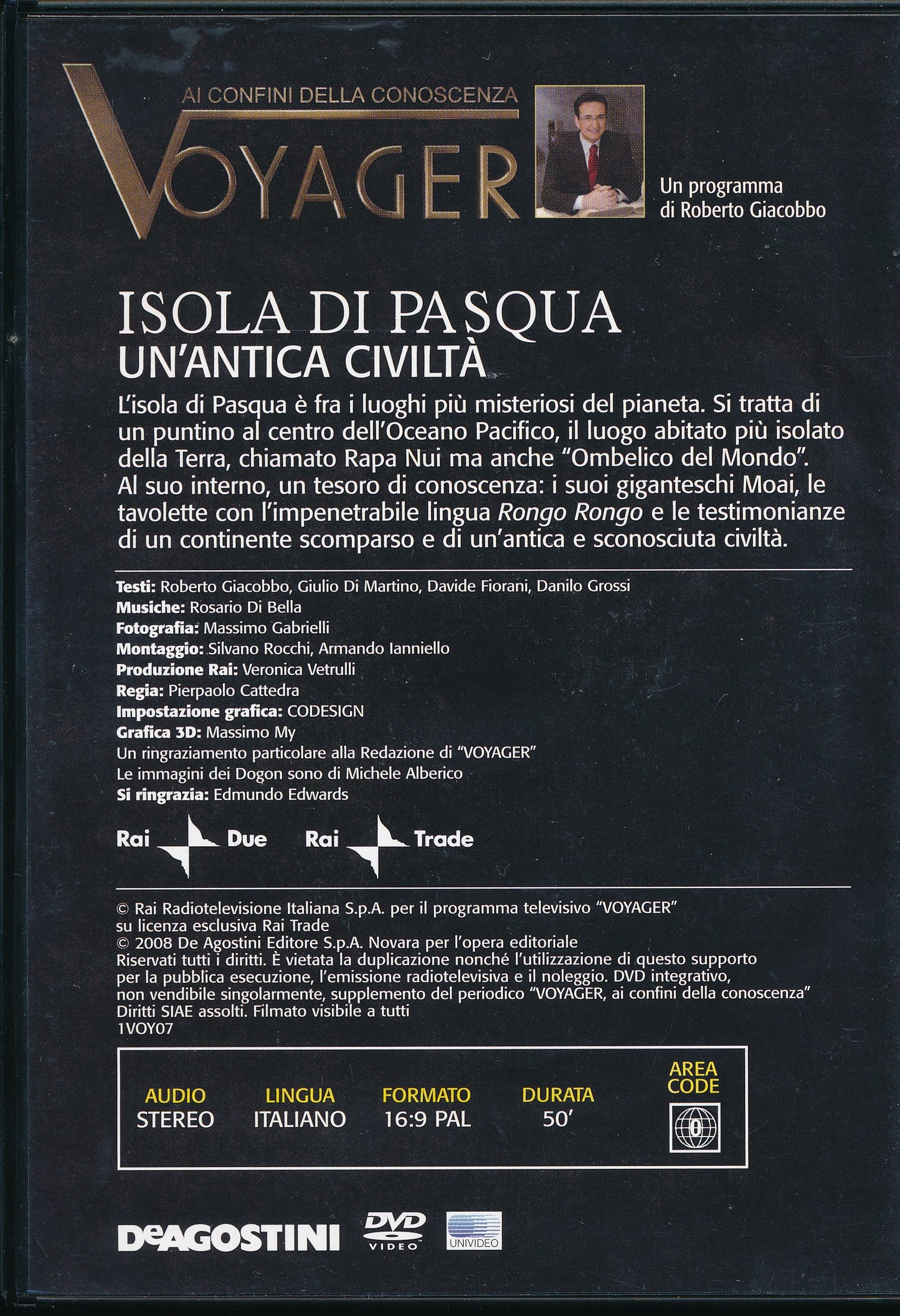 EBOND Isola di Pasqua un'antica civilta - Voyager ai confini della conoscenza n.7 - DeAgostini DVD D096001
