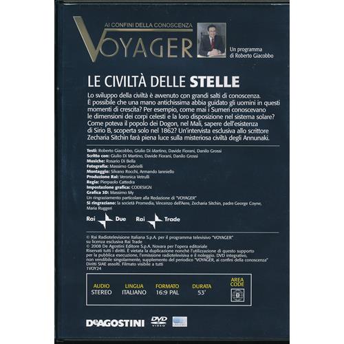 EBOND Le civita delle stelle - Ai confini della conoscenza Voyager n. 24 - DeAgostini DVD D099004
