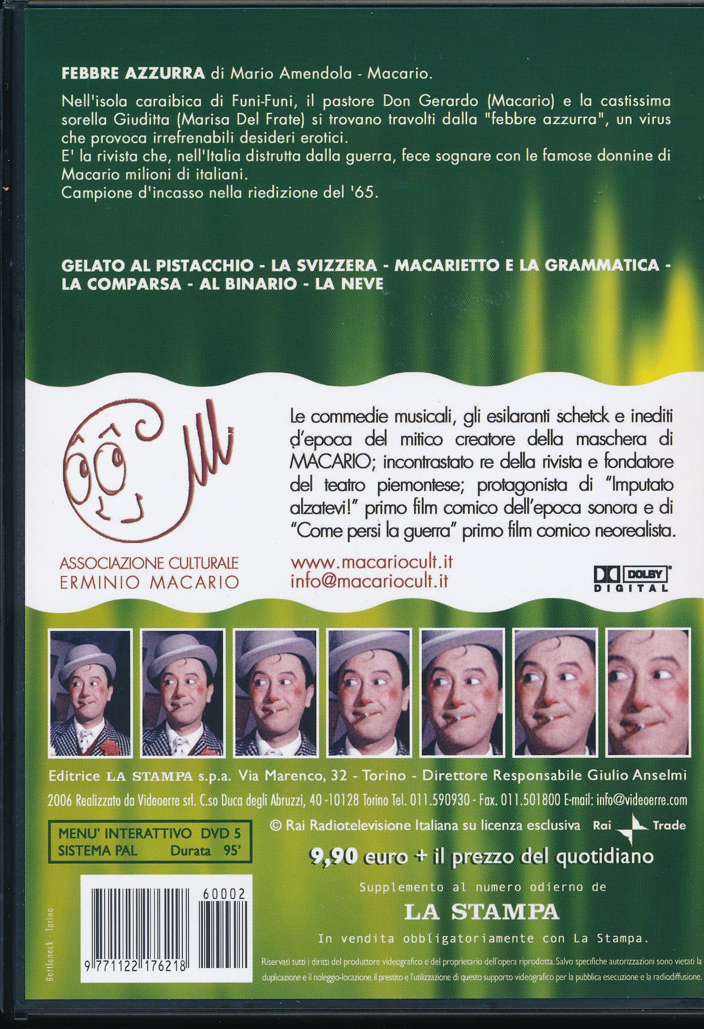 EBOND La rivista di Macario -  Febbre azzurra vol. 2 [Editoriale La Stampa] DVD D106006