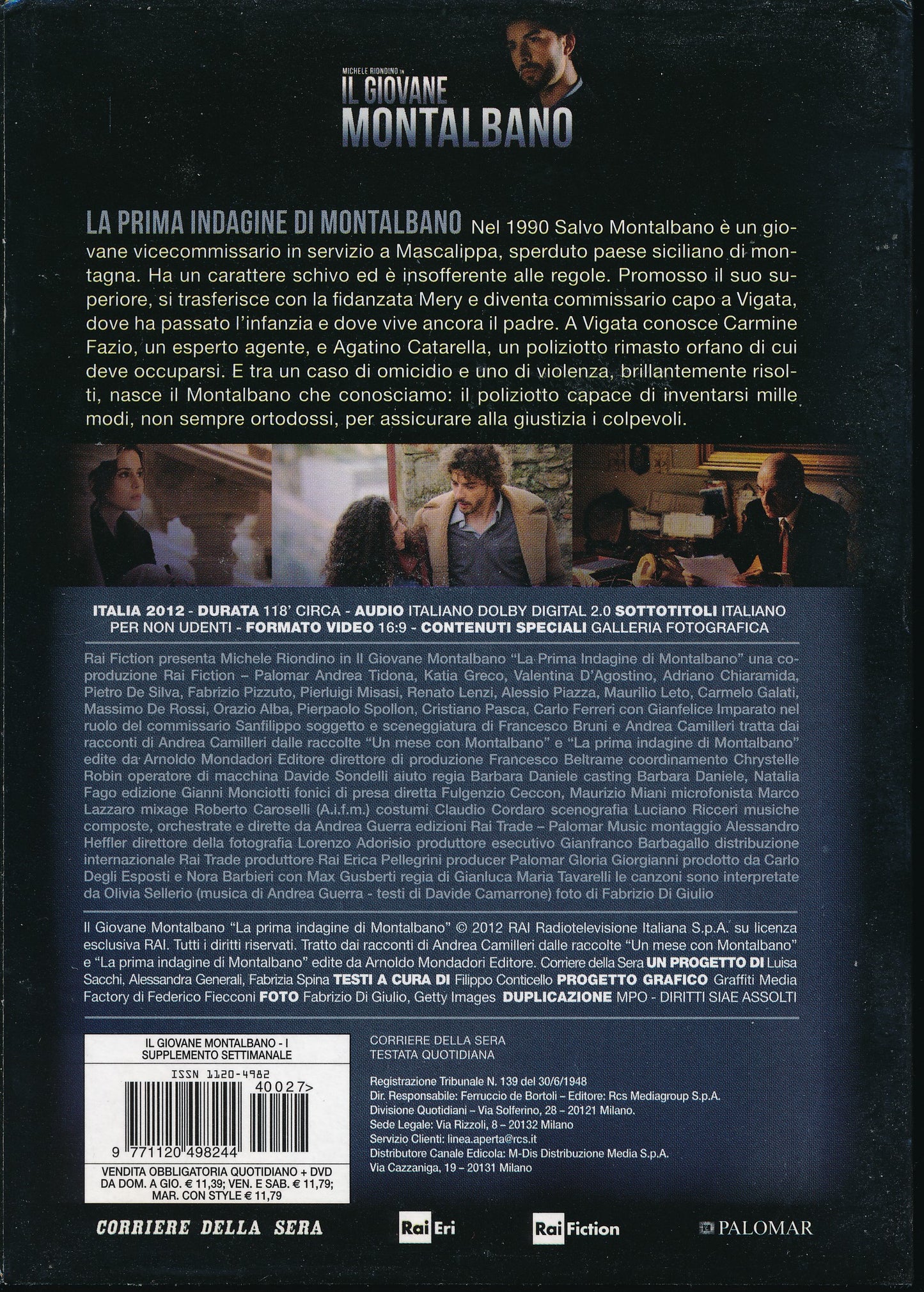 EBOND Il Giovane Montalbano -La prima indagine di Montalbano Vol. 1 [editoriale Corriere della Sera] DVD D107013