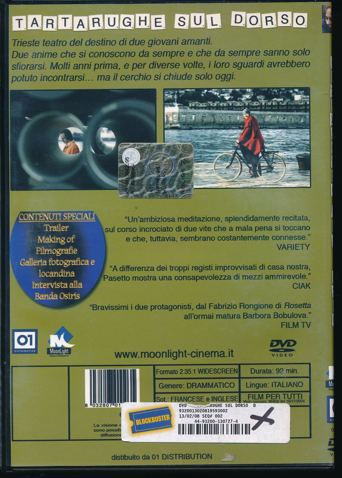 EBOND Tartarughe sul dorso  [Ex Noleggio] DVD D110015
