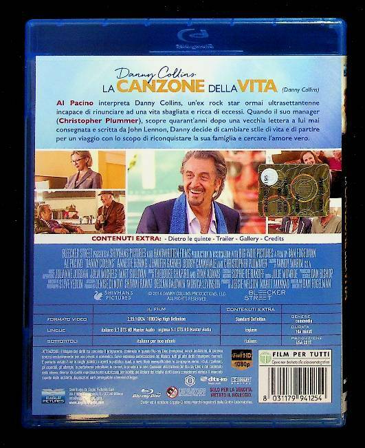 EBOND Danny Collins - La Canzone Della Vita BLURAY D205016 BLURAY D205016