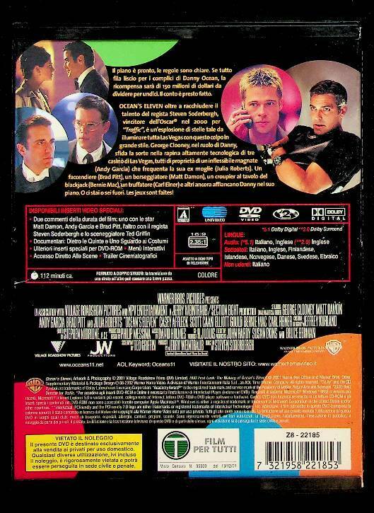 EBOND Ocean's Eleven - Fate Il Vostro Gioco DVD D207012