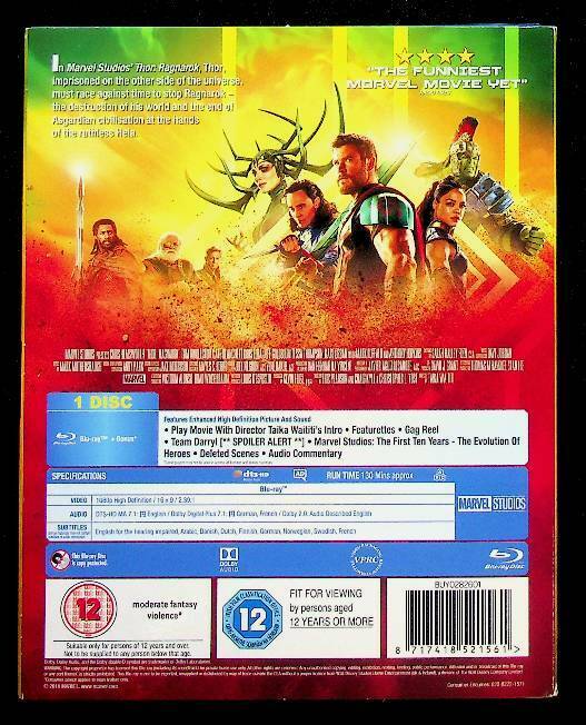 EBOND Thor Ragnarok [edizione: Regno Unito] BLURAY D211017