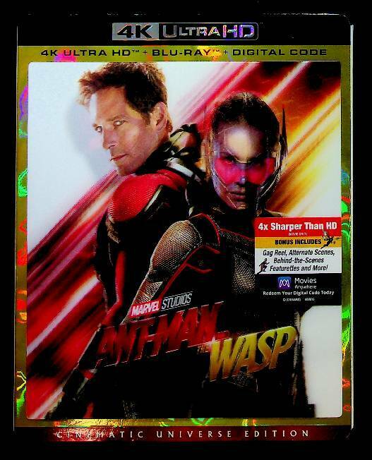 EBOND Ant-man And The Wasp 4k Ultra Hd + BLURAY + Digital Copy Raro D211018 BLURAY D211018