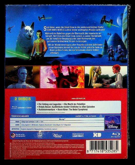 EBOND Star Wars Rebels - BLURAY Tedesco/Inglese D212005 BLURAY D212005