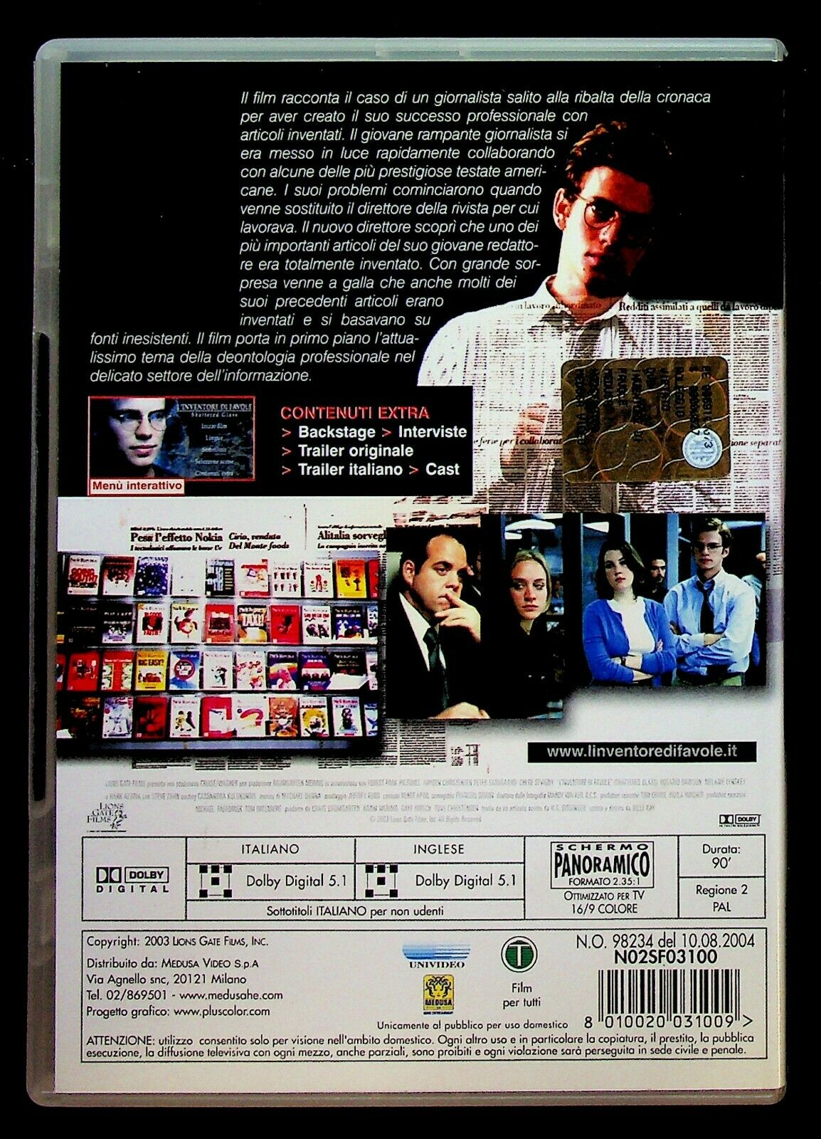 EBOND L'inventore Di Favole D220009 DVD D220009