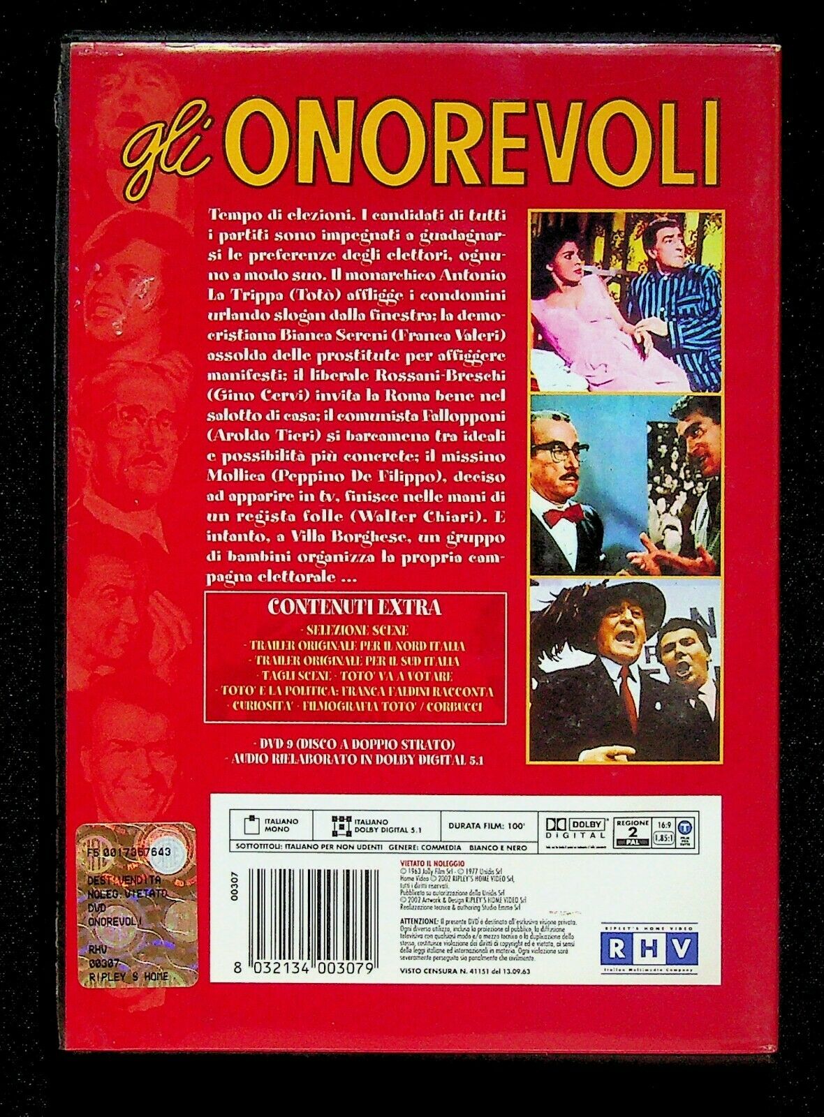 EBOND Gli Onorevoli Dvd D226011