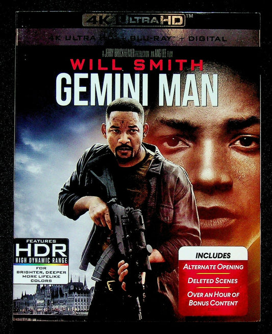 EBOND Gemini Man 4k Ultra Hd + BLURAY (no Ita) Edition Usa BLURAY D231001