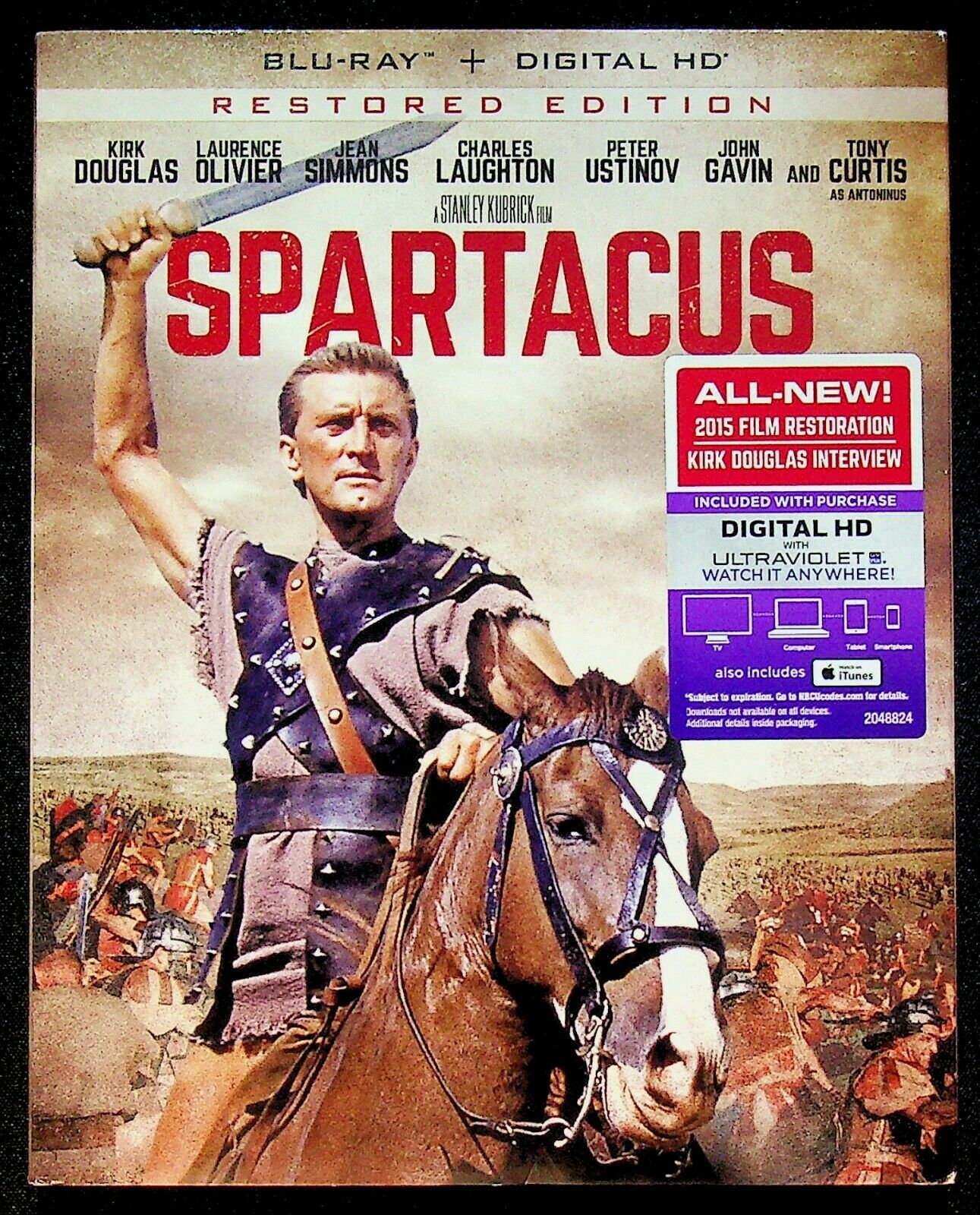 EBOND Spartacus Edizione Usa BLURAY + Digital Copy Hd BLURAY D235005