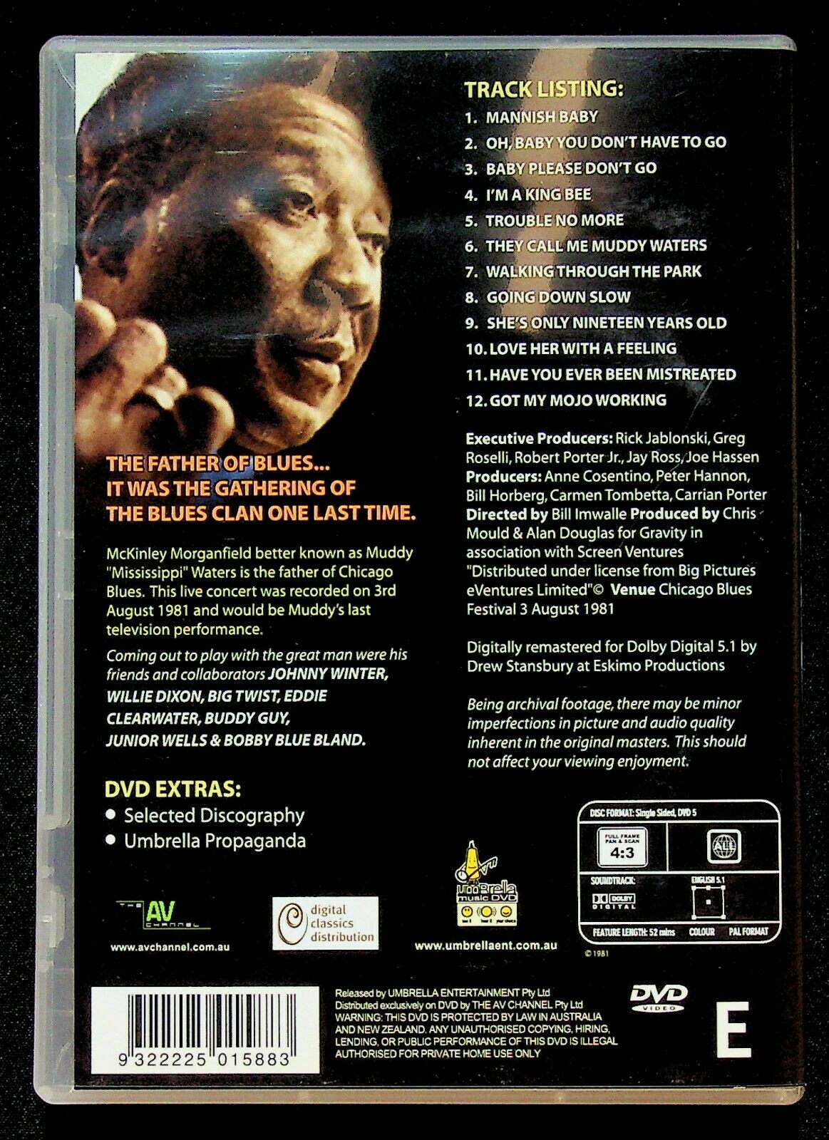 EBOND Muddy Waters - Live At The Chicagofest DVD D238008