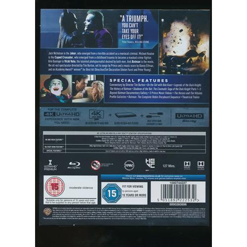 EBOND Batman 4k Ultra Hd + BLURAY D251012