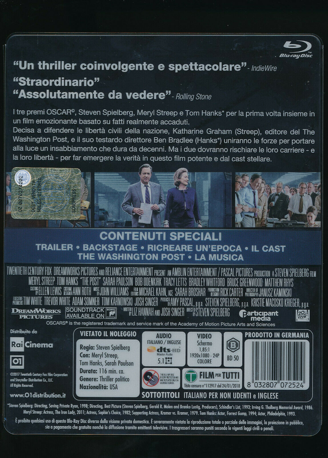 EBOND The Post BLURAY Steelbook BLURAY D252005