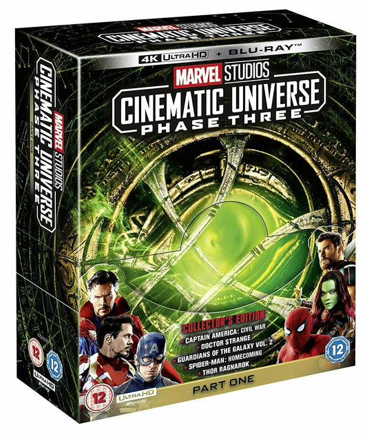 EBOND Marvel Cinematic Universe Phase 3 Part 1 Boxset 4k Ultra Hd BLURAY D264001