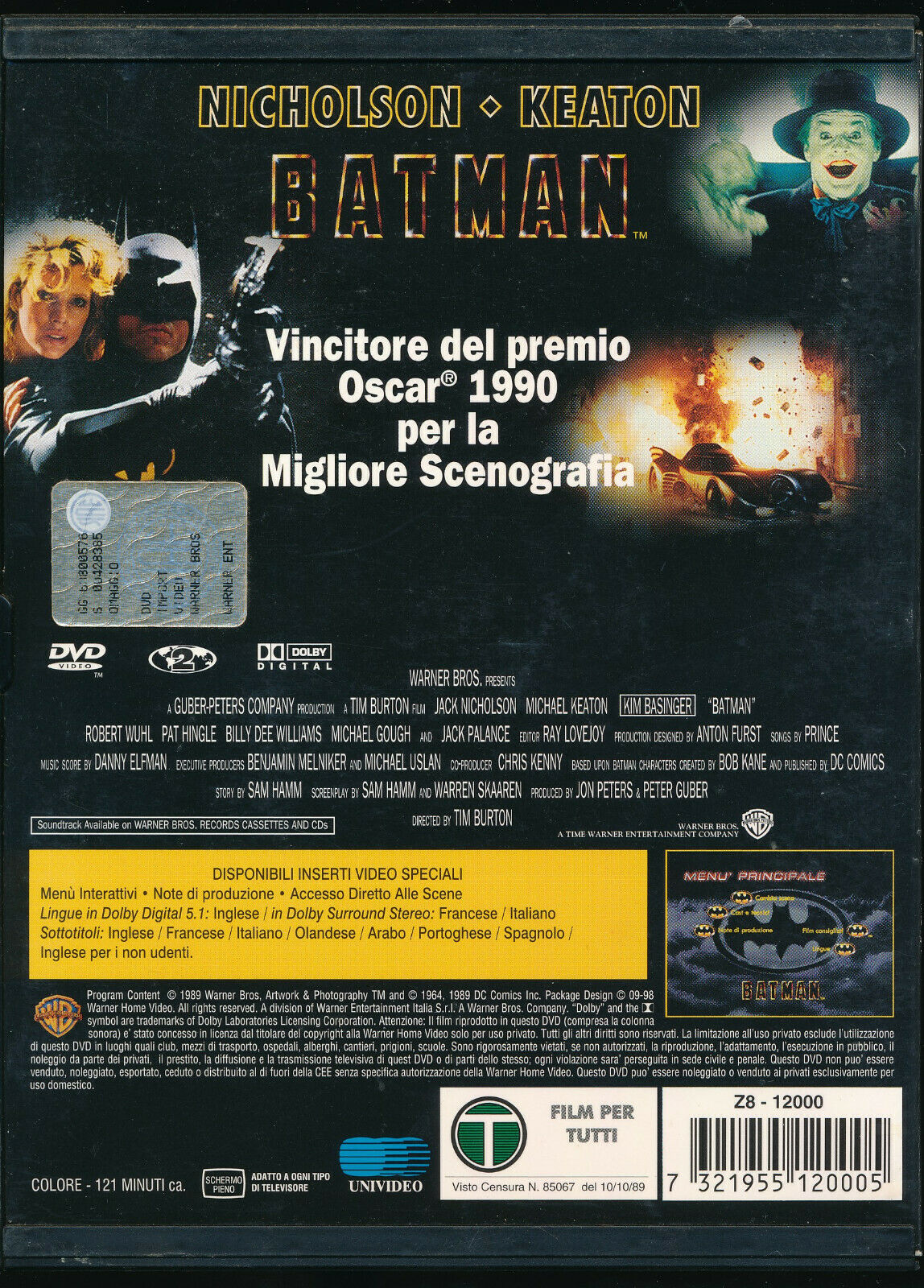 EBOND Batman DVD D266010