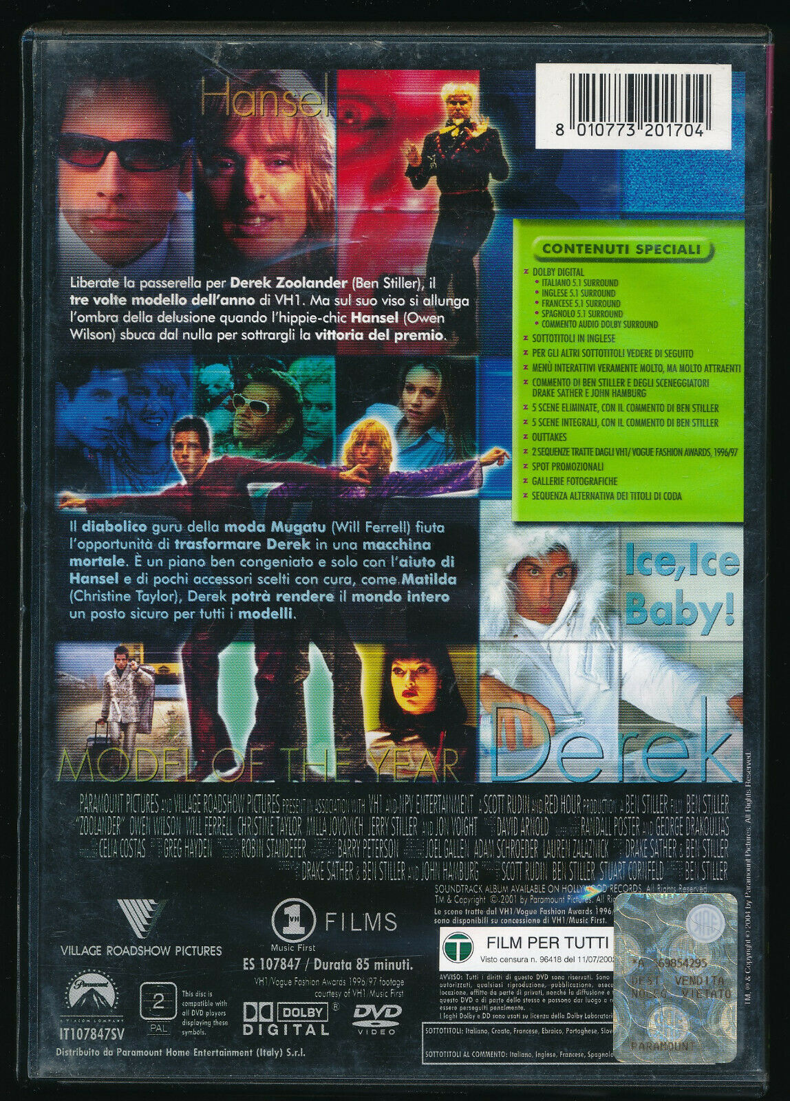 EBOND Zoolander DVD D269015