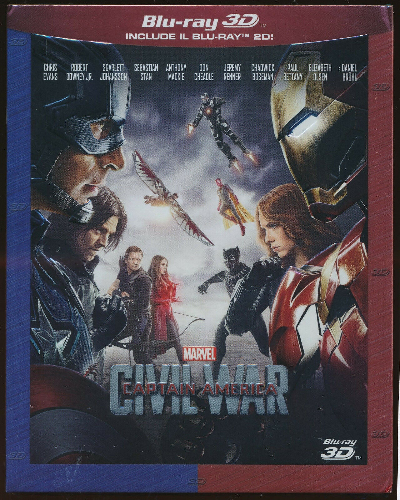 EBOND Captain America Civil War BLURAY 3d + BLURAY D271003