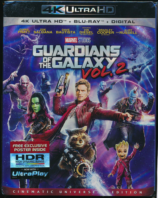 EBOND Guardian Of The Galaxy Vol.2 4k Ultra Hd + BLURAY + Digital BLURAY D271010