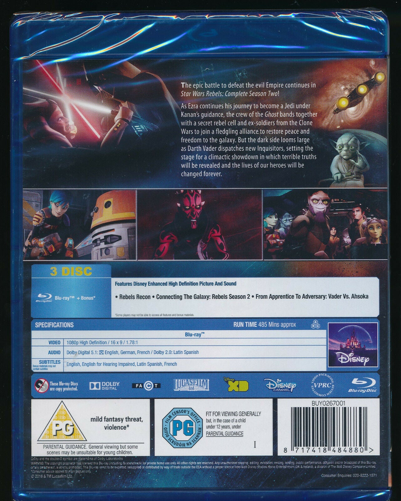 EBOND Star Wars Rebels  Complete Season Two BLURAY D272001