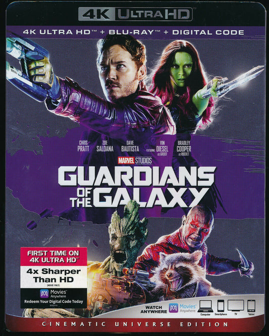 EBOND Guardians Of The Galaxy 4k Ultra Hd + BLURAY + Digitalcode BLURAY D275003