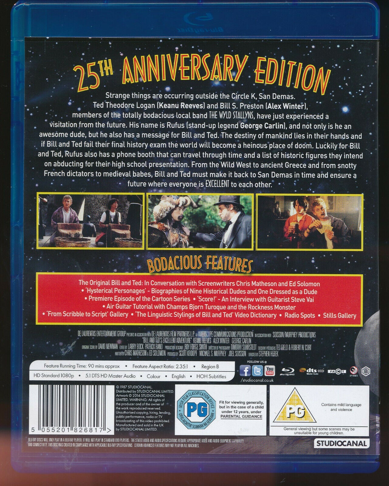 EBOND Bill & Ted's Excellent Adventure BLURAY D277002