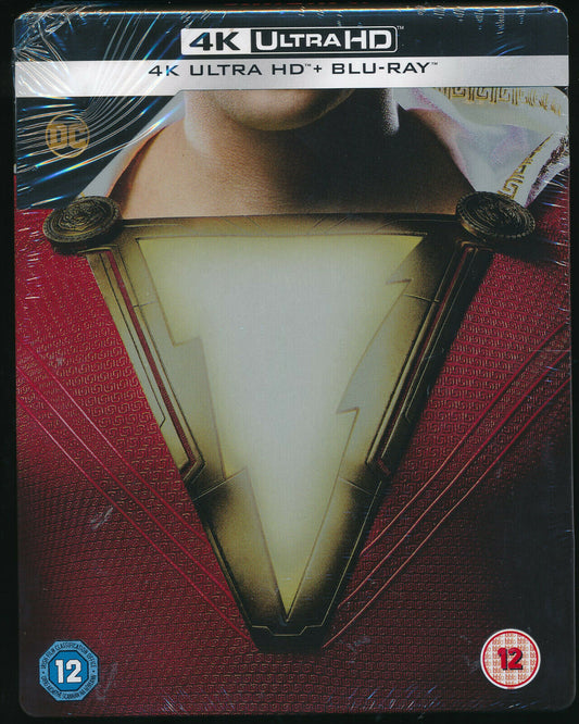 EBOND Shazam 4k Ultra Hd + BLURAY Steelbook BLURAY D277008