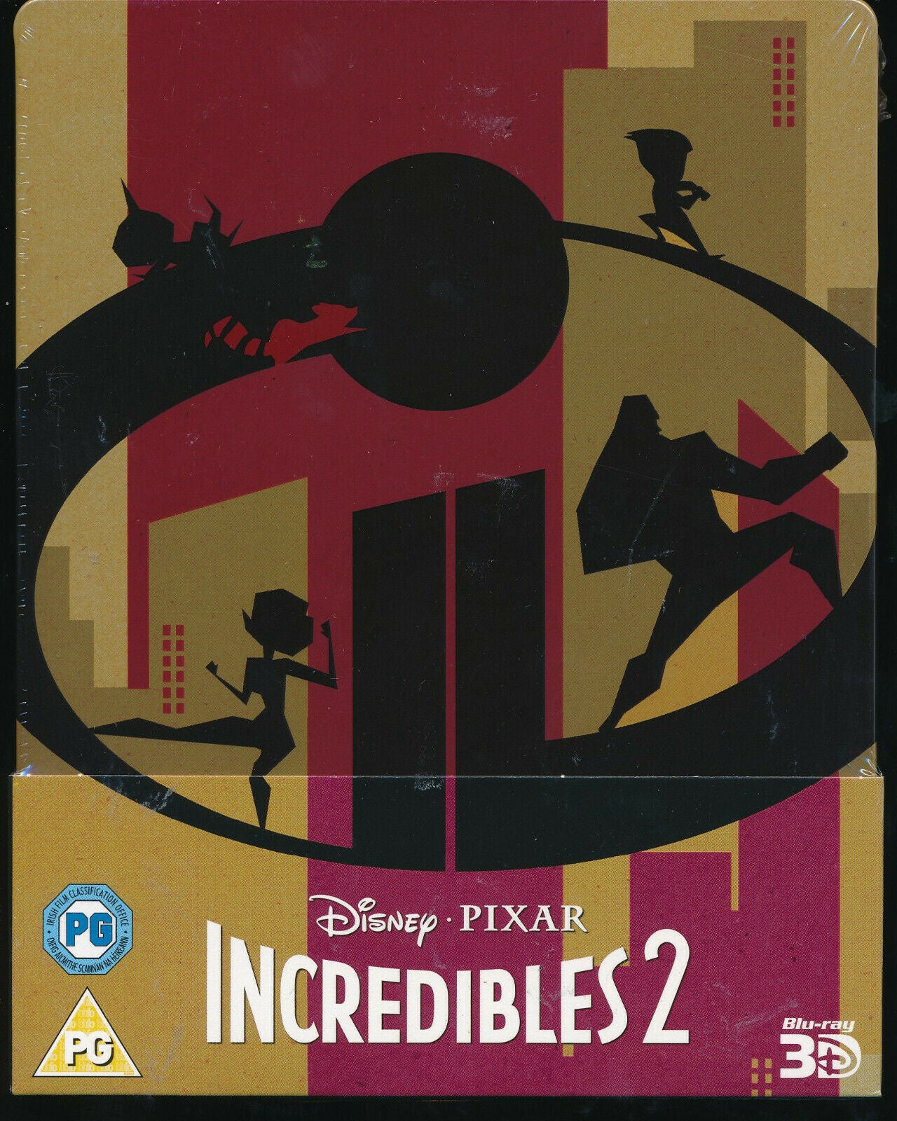 EBOND Incredibles 2 Uk BLURAY 3d + BLURAY Steelbook BLURAY D286011