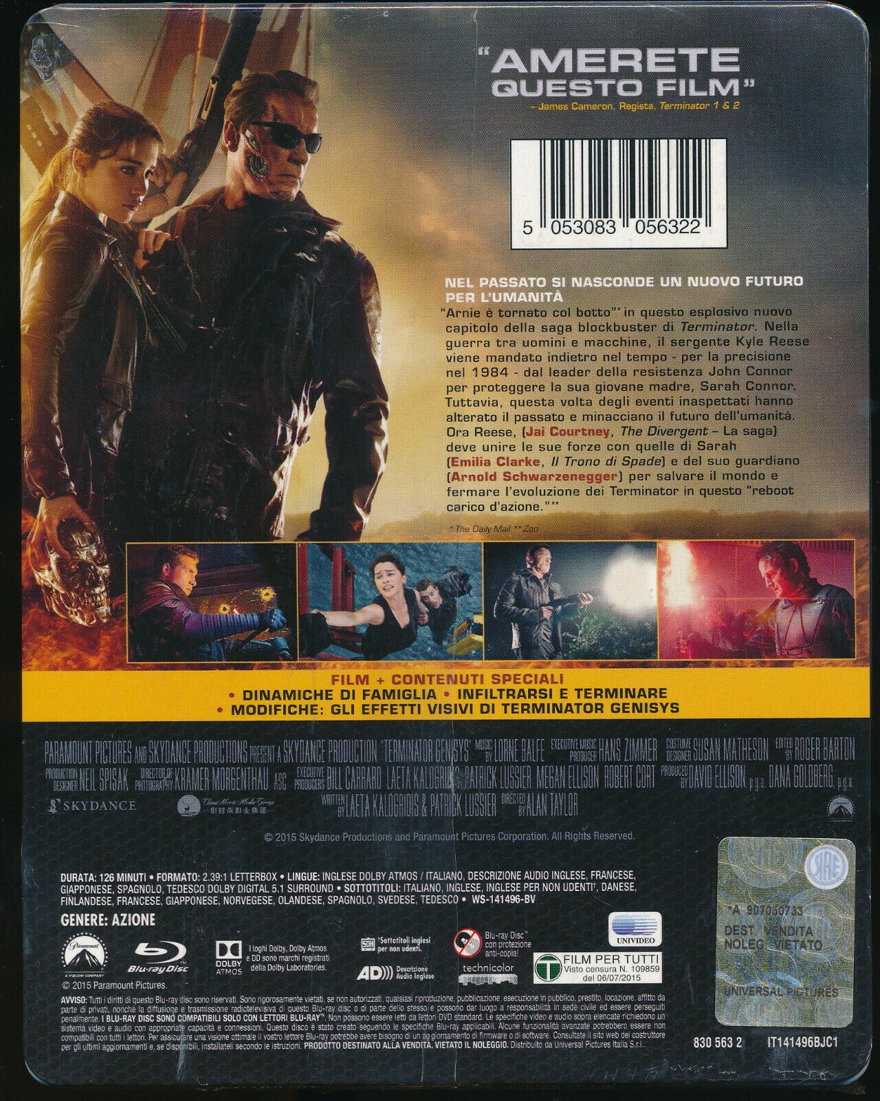 EBOND Terminator Genisys BLURAY Steelbook BLURAY D289018