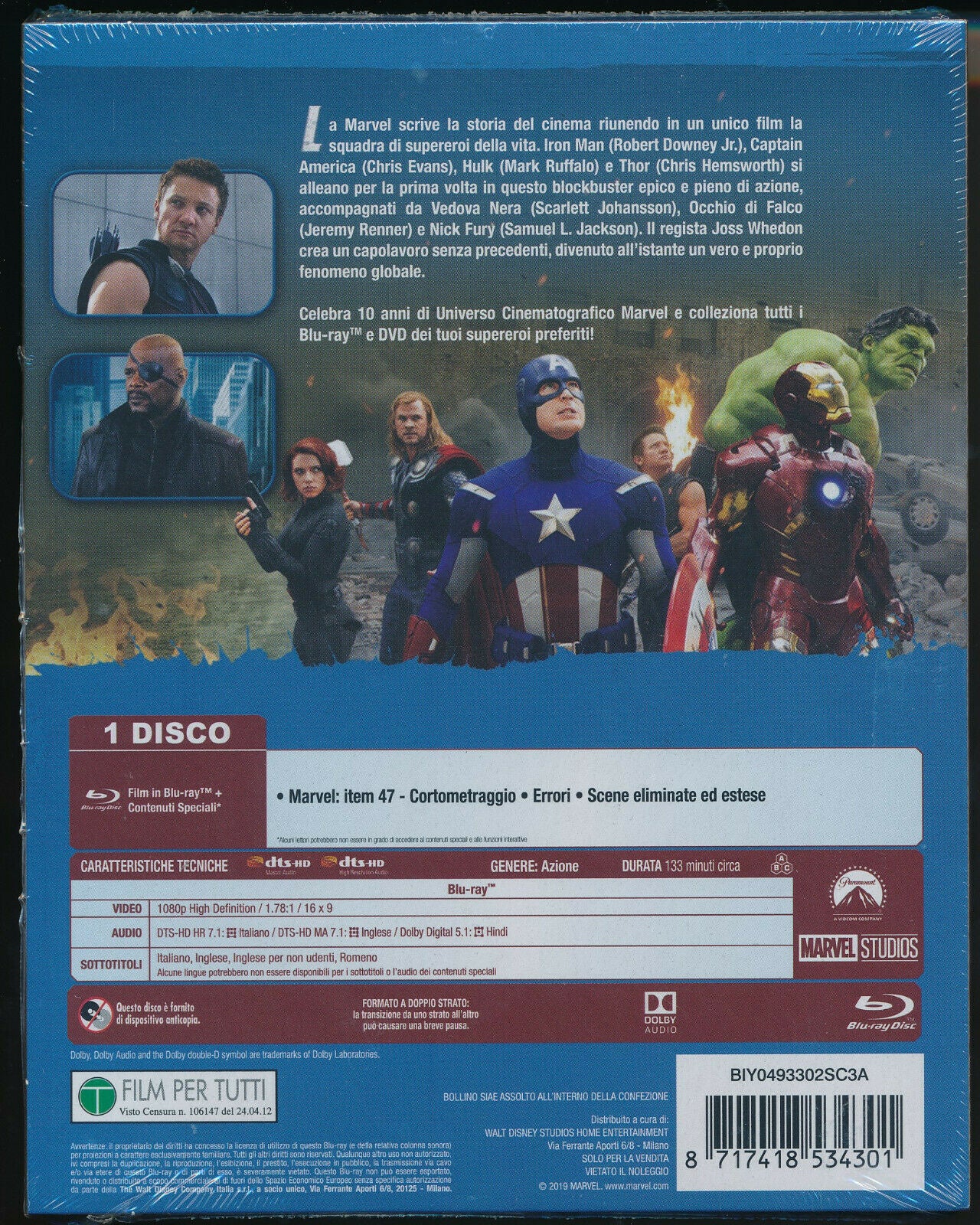 EBOND The Avengers  BLURAY D292001