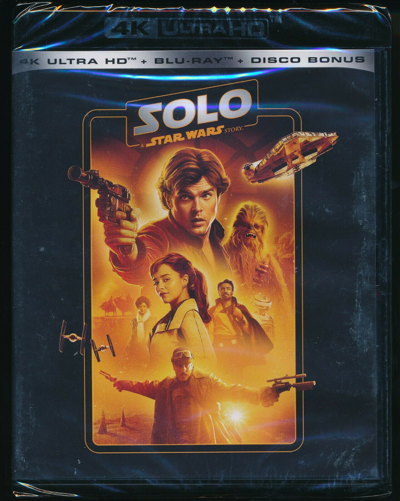 EBOND Solo A Star Wars Story 4k Ultra Hd + BLURAY + Disco Bonus BLURAY D301008