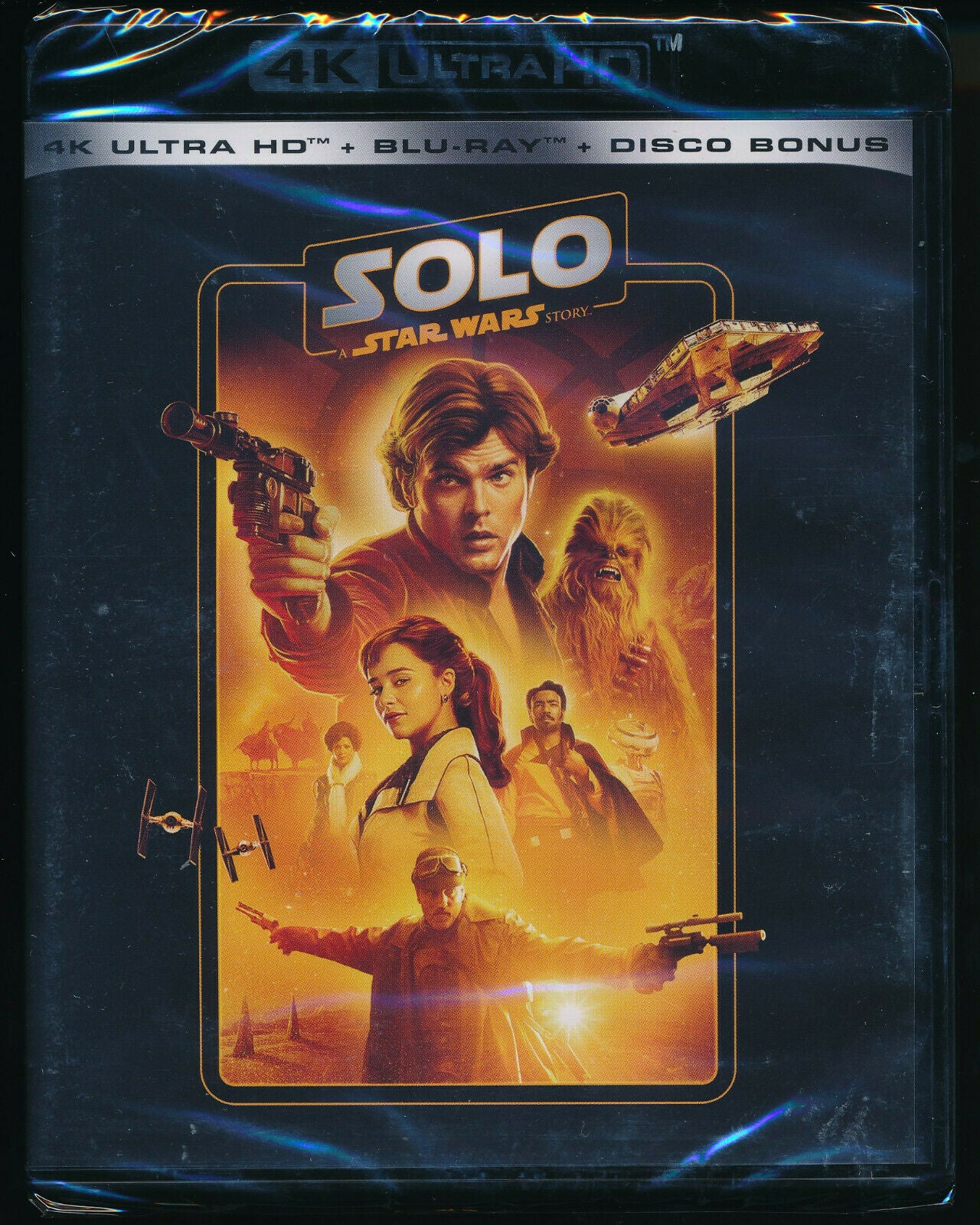 EBOND Solo a Star Wars Story 4k Ultra Hd + BLURAY + Disco Bonus BLURAY D302001