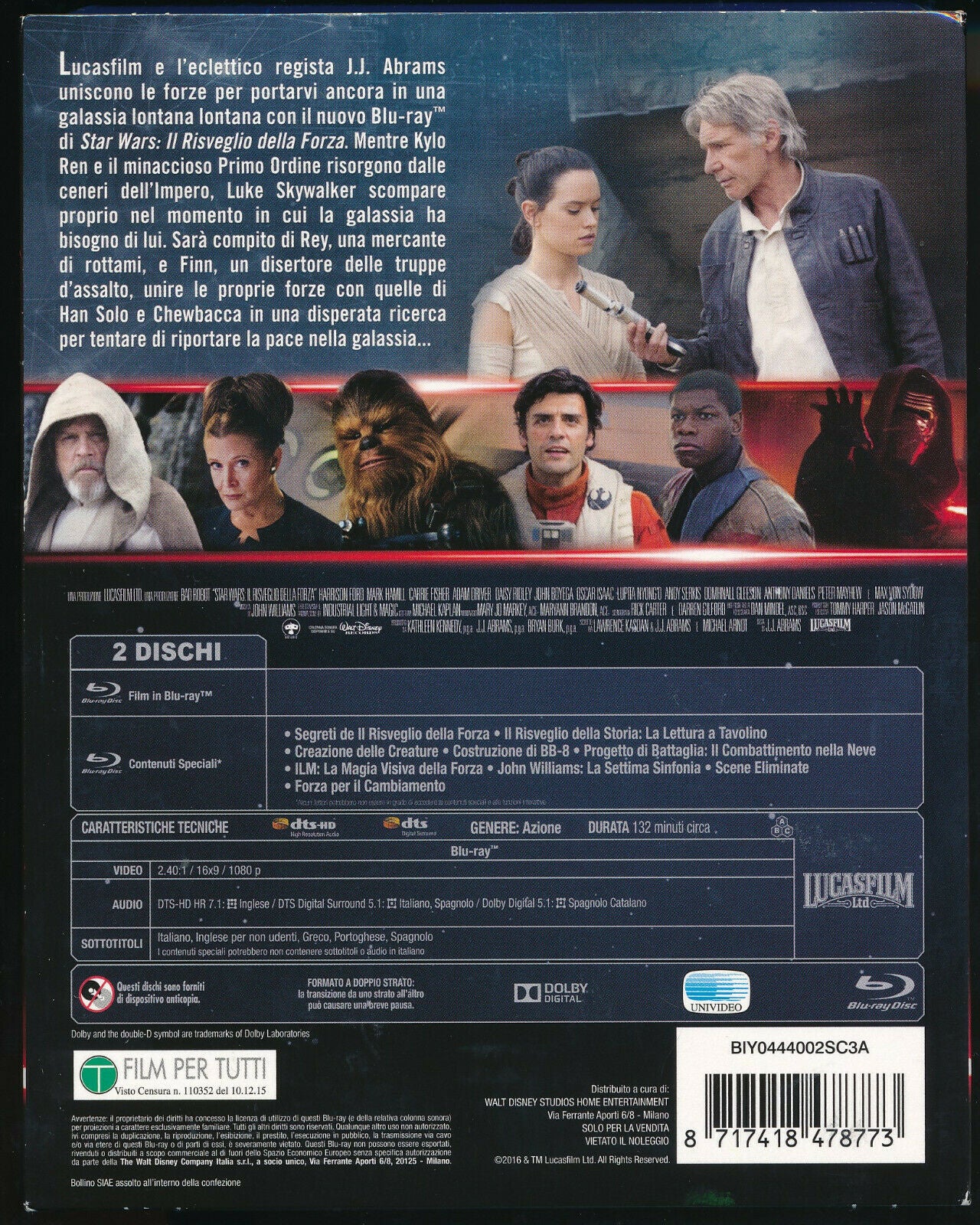 EBOND Star Wars Il Risveglio Della Forza  BLURAY D332008