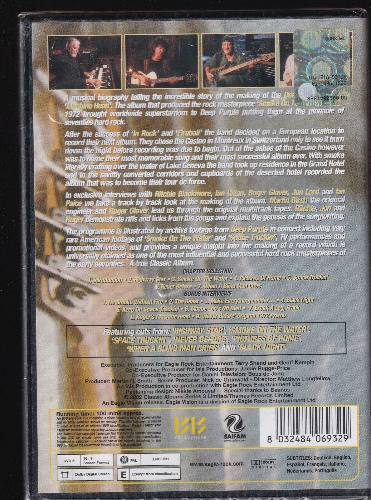 EBOND Deep Purple\machine Head DVD D339002