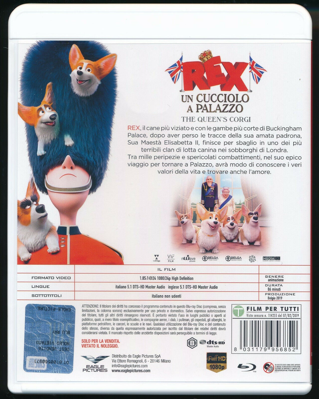 EBOND Rex - Un Cucciolo a Palazzo BLURAY D351015