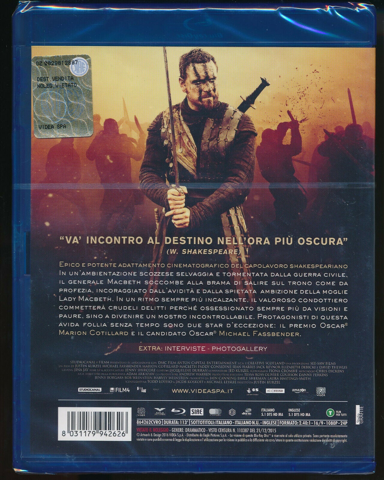 EBOND Macbeth  BLURAY D360012