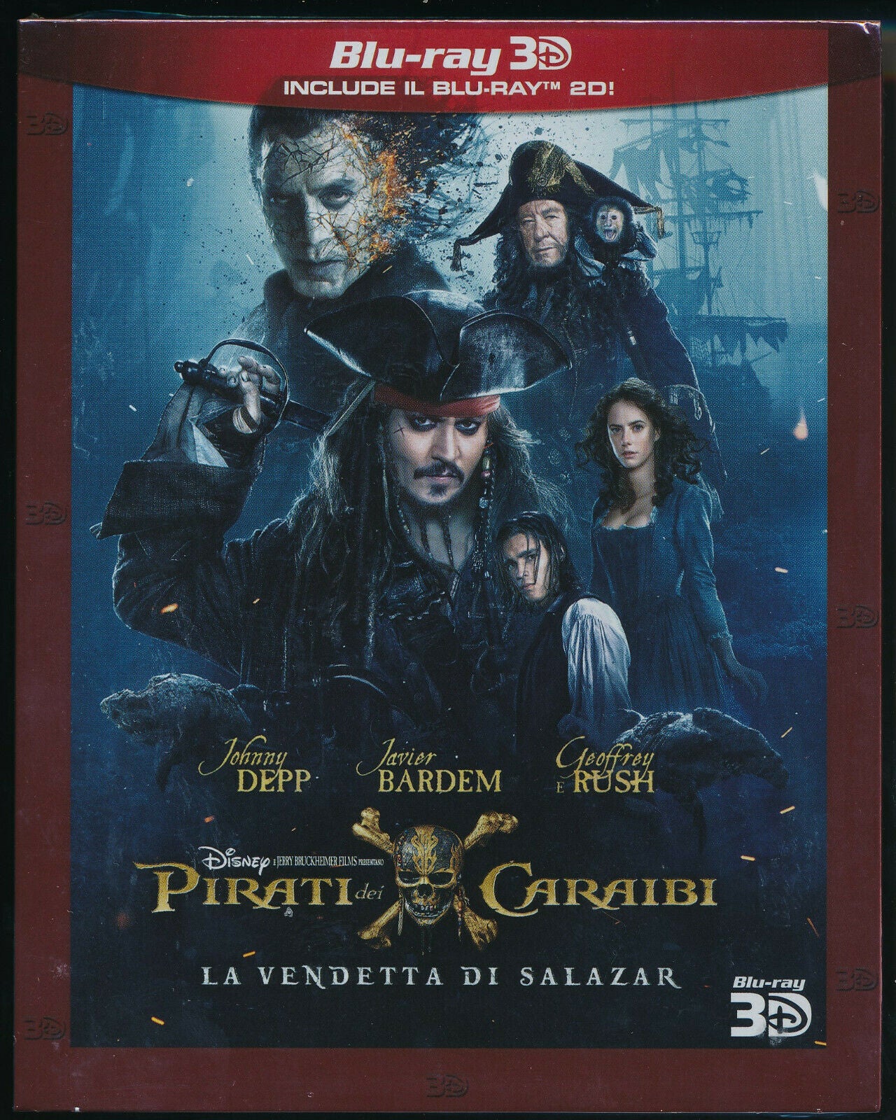 EBOND Pirati Dei Caraibi - La Vendetta Di Salazar BLURAY 3d +  BLURAY D369014