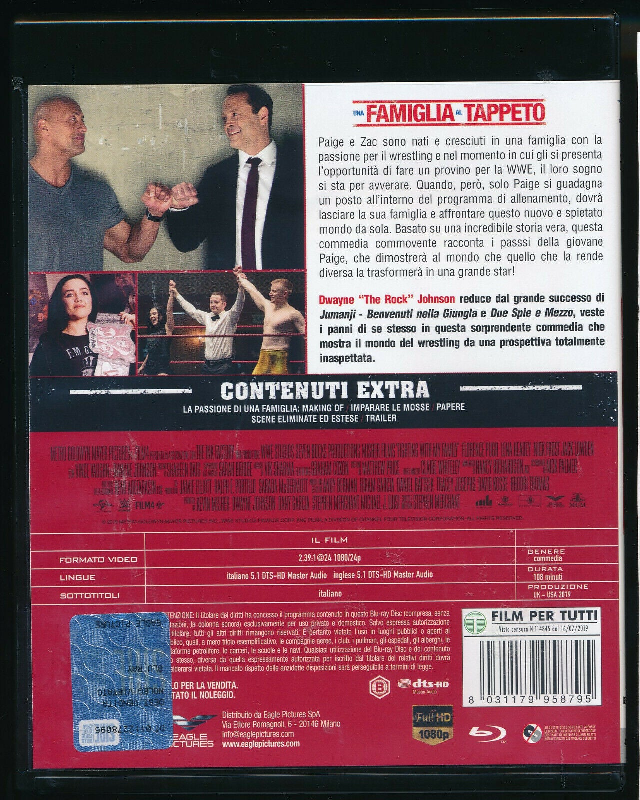 EBOND Una Famiglia Al Tappeto BLURAY D405003