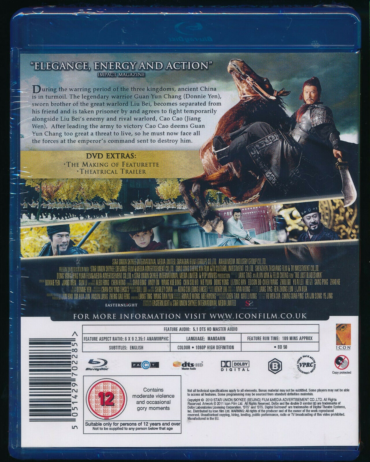 EBOND The Lost Bladesman BLURAY Uk Edition BLURAY D415002