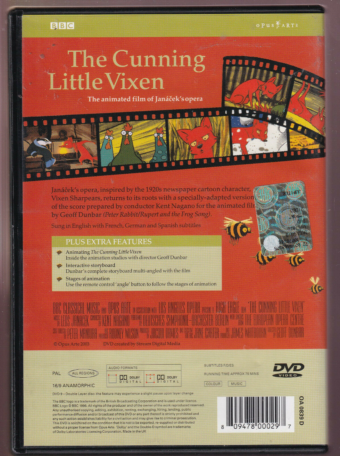 EBOND The Cunning Little Vixen  DVD D417003