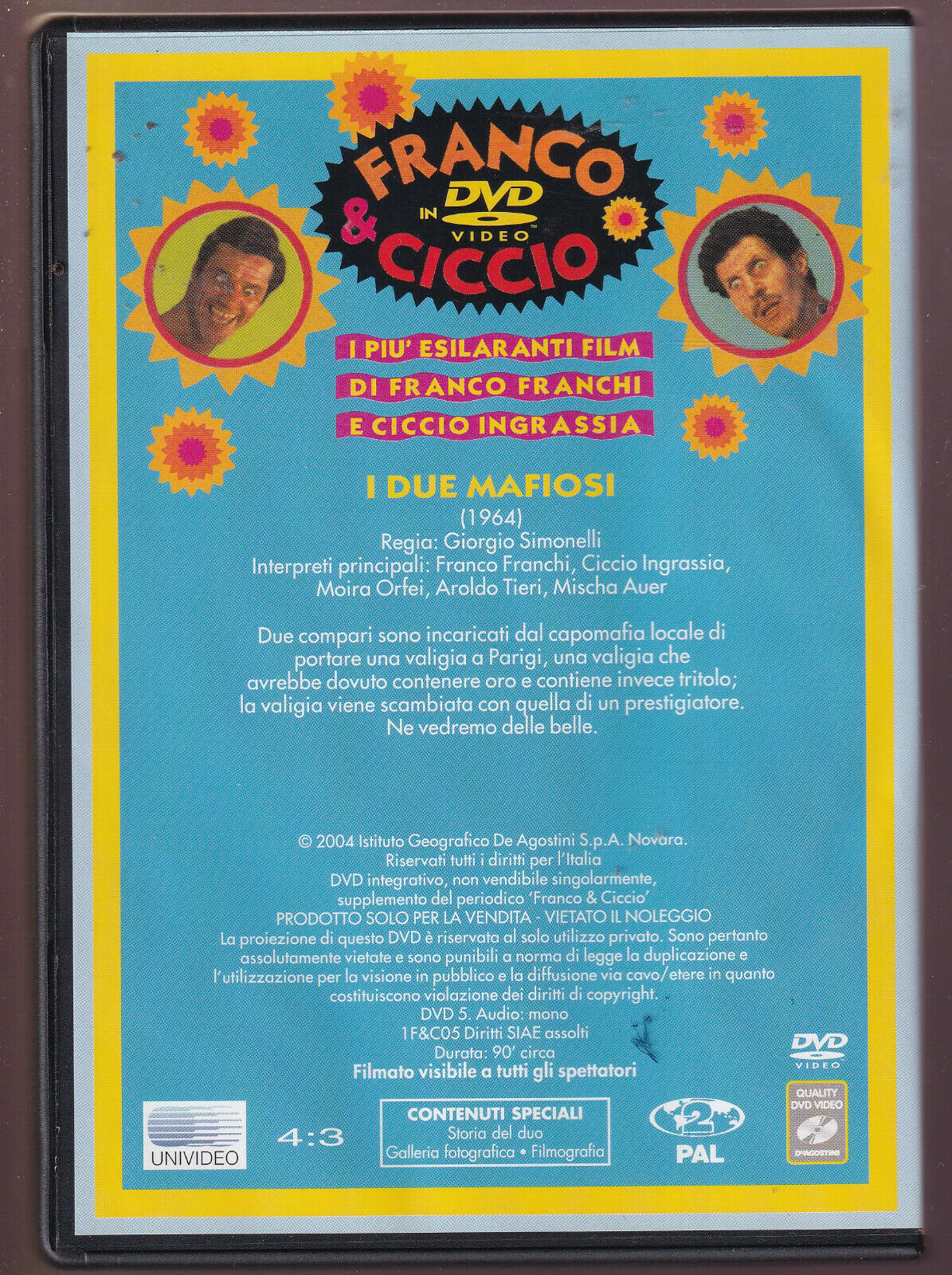 EBOND i Due Mafiosi DVD Editoriale Deagostini D452008