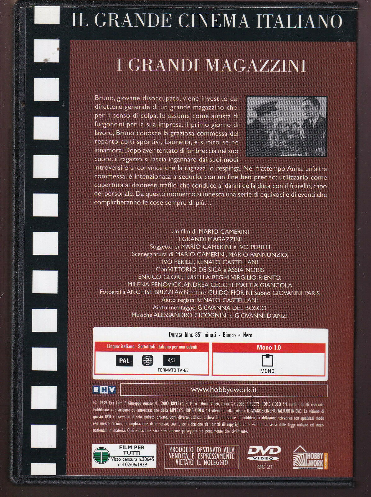 EBOND i Grandi Magazzini DVD Editoriale Hobby e Work D461016