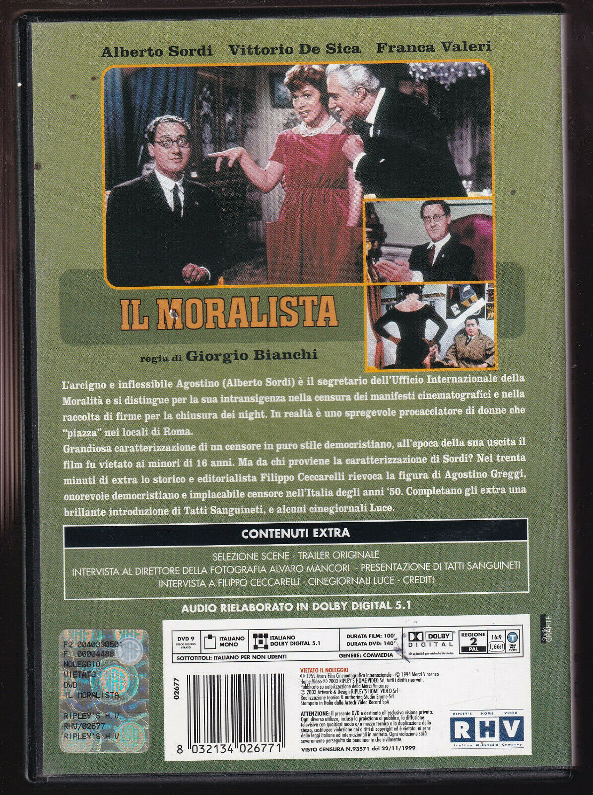 EBOND Il Moralista DVD D466016