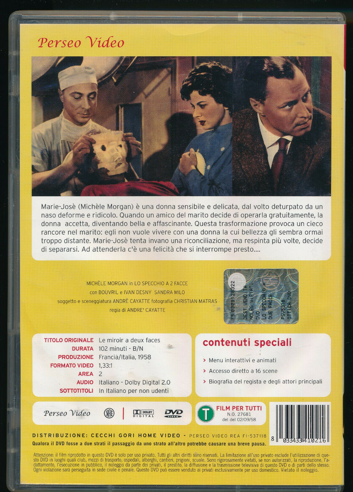 EBOND Lo Specchio A Due Facce Lo Specchio A Due Facce  DVD D470012