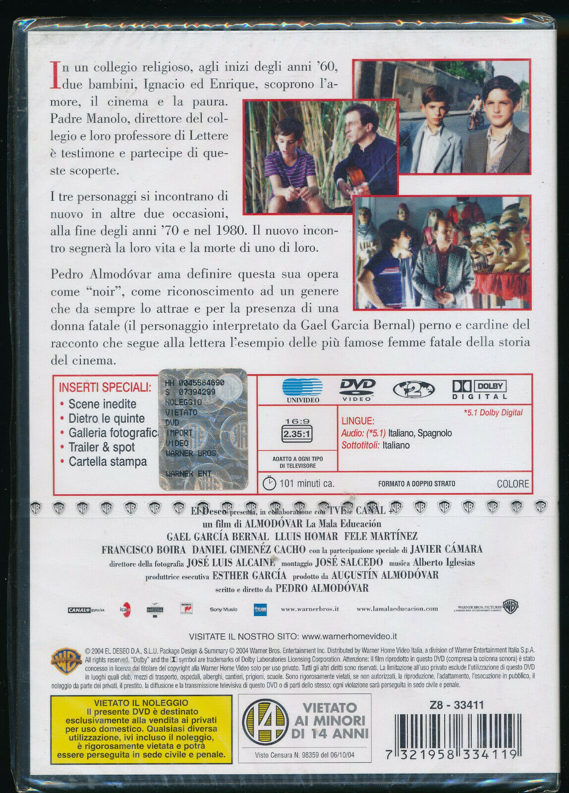 EBOND La Mala Educacion DVD D472014