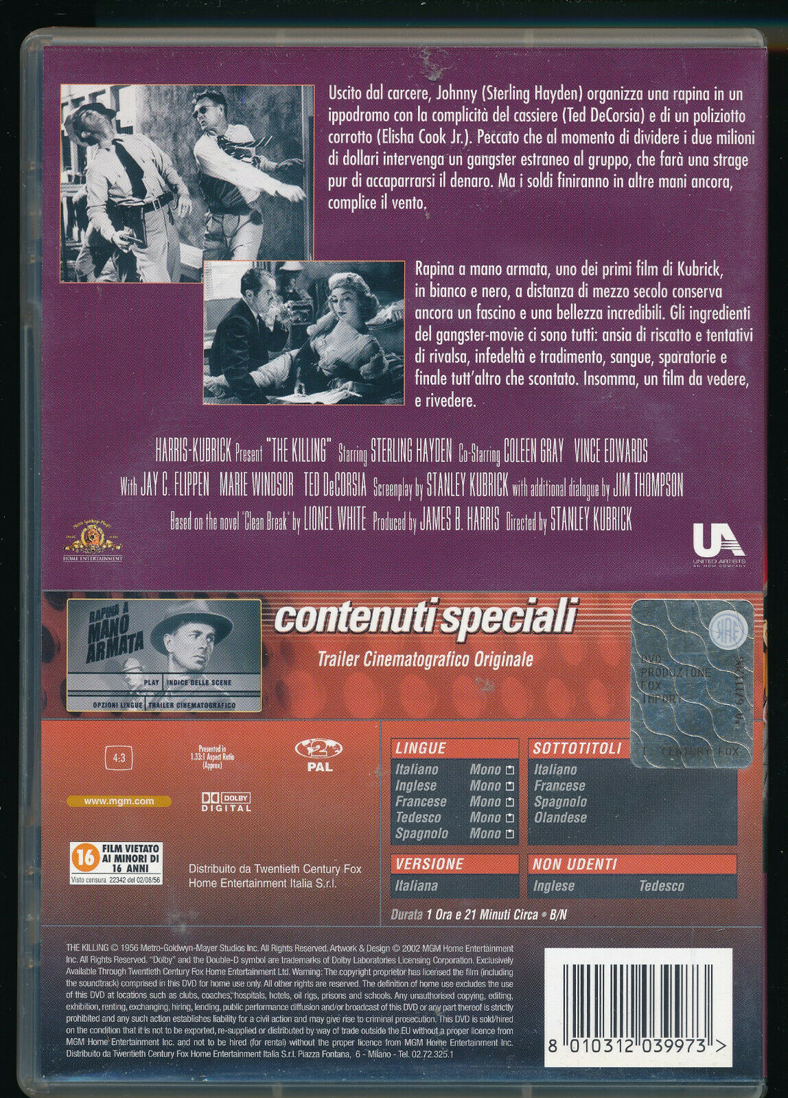 EBOND Rapina a Mano Armata  DVD D485014
