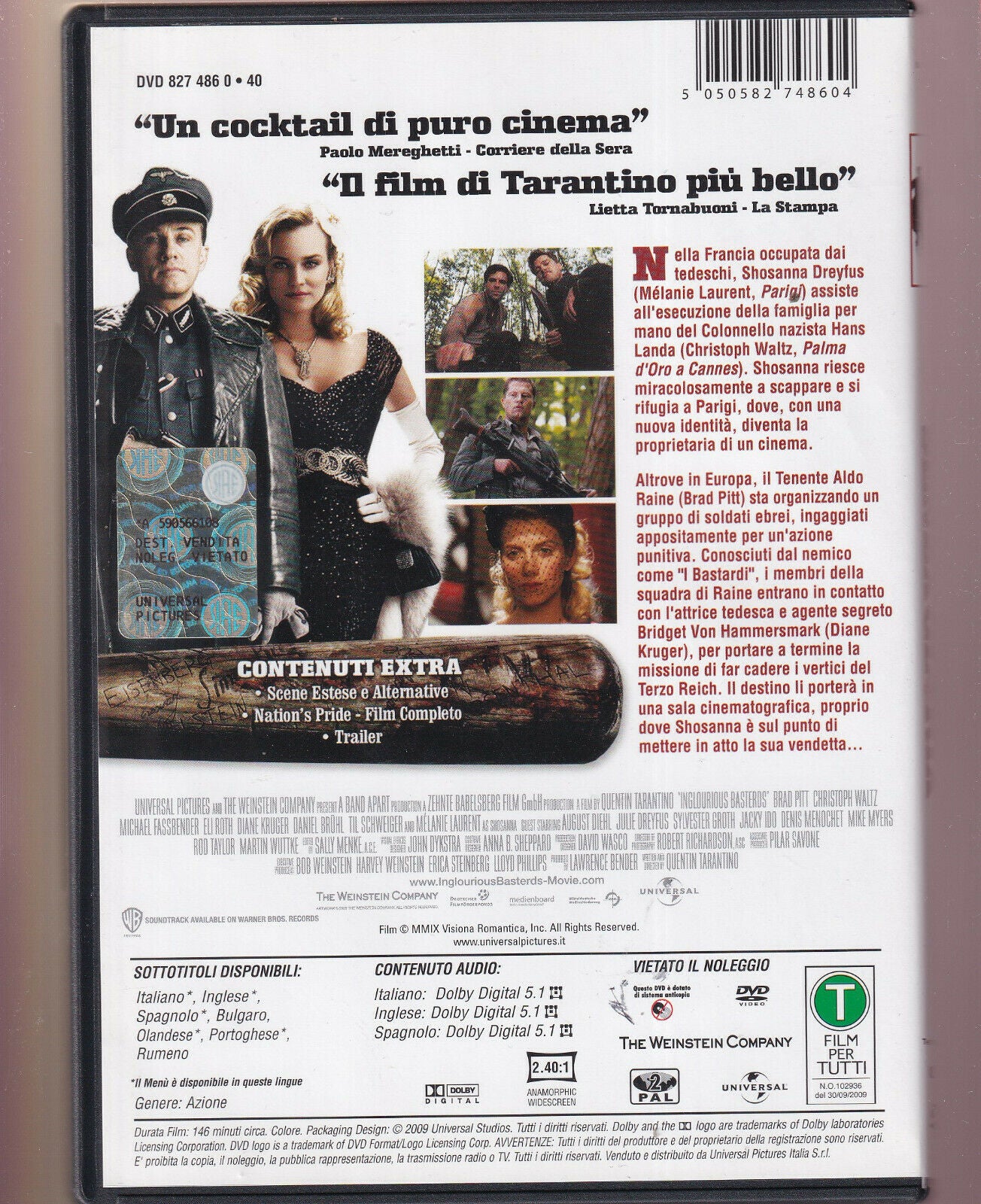 EBOND Bastardi Senza Gloria  DVD D490013